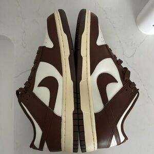 Nike Brown and White Womens Sneakers